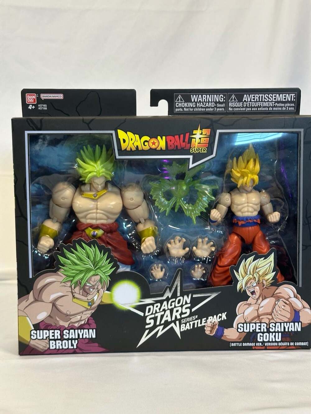 Bandai Dragon Stars Battle Pack SS Broly vs SS Goku (Battle Damage)
